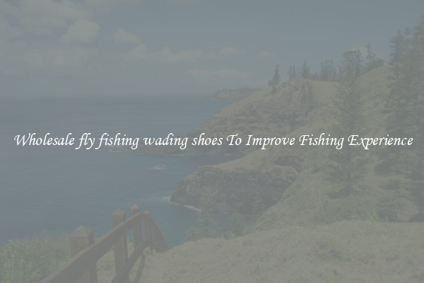 Wholesale fly fishing wading shoes To Improve Fishing Experience