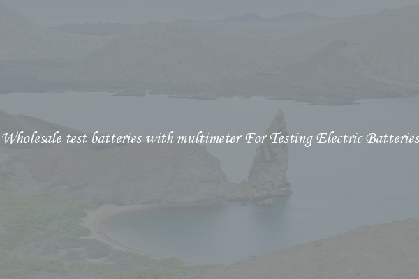 Wholesale test batteries with multimeter For Testing Electric Batteries
