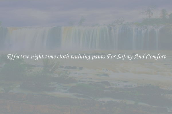 Effective night time cloth training pants For Safety And Comfort