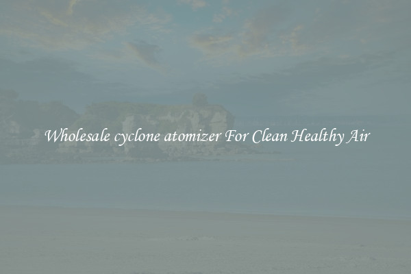Wholesale cyclone atomizer For Clean Healthy Air