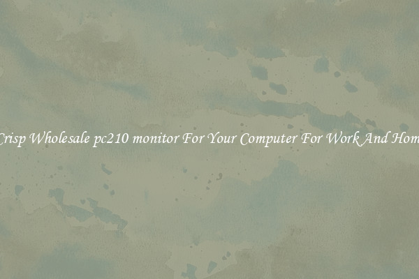 Crisp Wholesale pc210 monitor For Your Computer For Work And Home