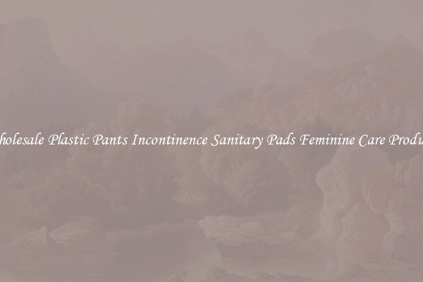 Wholesale Plastic Pants Incontinence Sanitary Pads Feminine Care Products